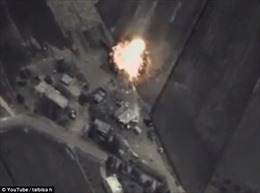 Máy bay Nga ồ ạt không kích IS tại Syria 